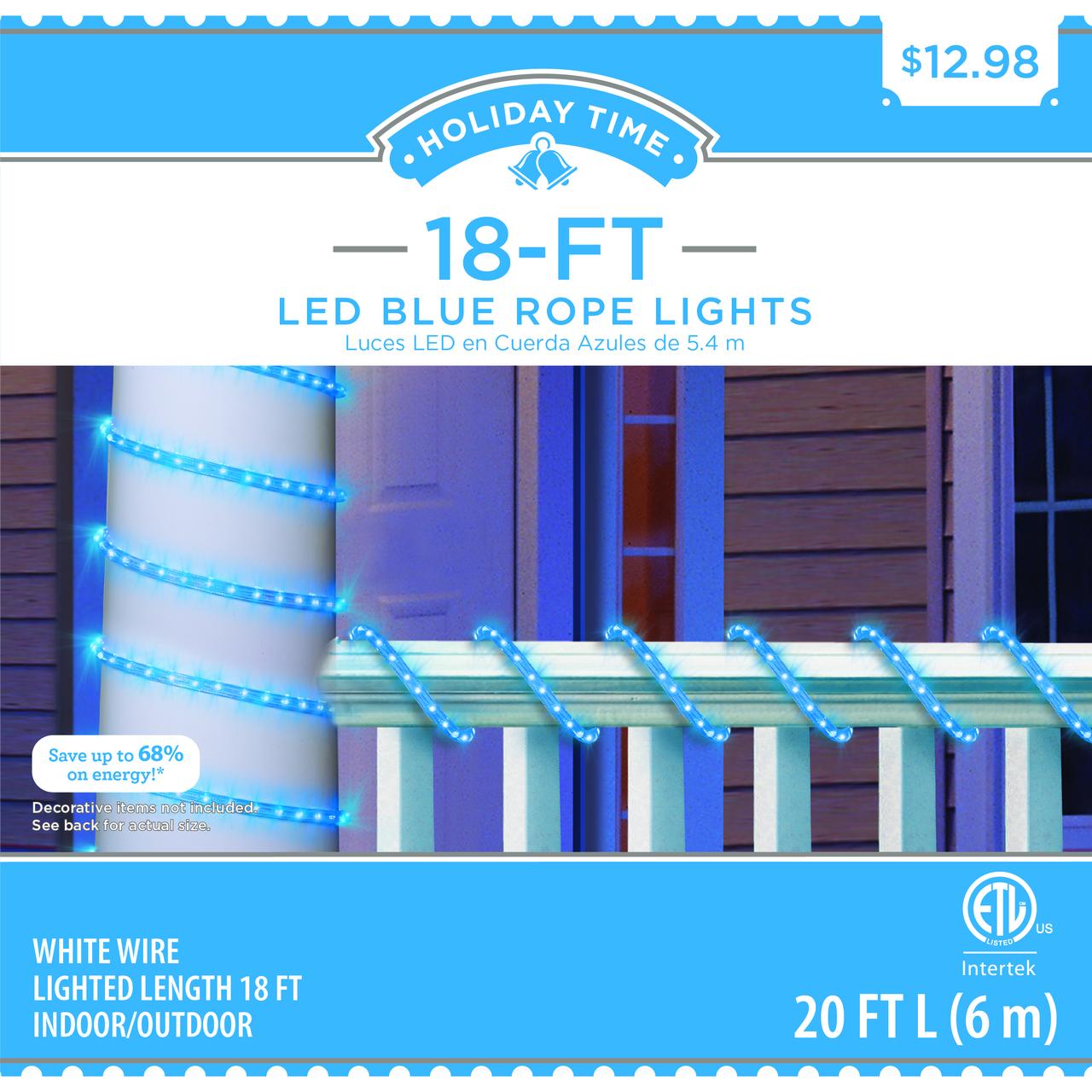 Holiday Time Blue LED Rope Light, 18 feet - image 3 of 4