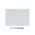 thumbnail image 3 of Better Trends Premium 2 Piece Bathroom Rug Set 100% Cotton, Extra Soft Tufted Bath Mat, Water Absorbent & Reversible Mat, White Lux Collection, 3 of 6