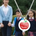 thumbnail image 5 of YUHAOTIN Teacher Appreciation Gifts Thank You Necklace for Teacher Unique Teacher Gifts for Christmas Valentines Day Retirement Last Day of School End of School Year First Mary Necklace, 5 of 7