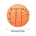 thumbnail image 2 of Pet Toys Volleyball Shape Squeaky Sturdy Chew for Teething and Molar Care, 2 of 4