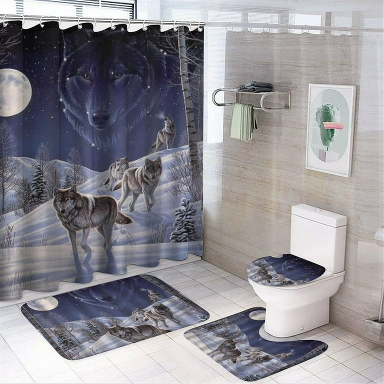 Wolf Bathroom Rugs Bryont Blog