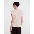 thumbnail image 4 of Scenario Women's and Women's Plus Pullover Rollneck Lightweight Sweater with Short Sleeves, Sizes XS-4X, 4 of 6