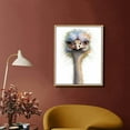 thumbnail image 2 of Nawypu  Ostrich Canvas Wall Art Watercolor Cute Animal Artwork Bird Paintings for Living Room Bedroom Bathroom Decor,Stretched and Framed Ready to Hang, 2 of 4