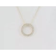 thumbnail image 5 of 1.20CT Round Lab Created Diamond Eternity Circle Pendant 14k Yellow Gold Plated Solid 925 Sterling Silver, 5 of 5