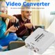 thumbnail image 1 of Convertidor De Video Convertidor De Video Adaptador de video Mini RCA AV CVSB a RF Soporte RF 67.25 / 61.25MHz Conmutador de TV, 1 of 7
