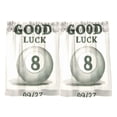 thumbnail image 7 of Yayeee Kitchen Curtains Tier Pair Light Filtering 27"x24" Rod Pocket Short Cafe Window Panel, Good Luck Billiard, 7 of 7