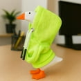thumbnail image 4 of TaoLeHui 7 Inch Desk Goose Costume Hoodie - Magnetic Key Holder Outfit with Pocket for Table Decor, Mini Goose Statue Accessory Fits Most 7" Figurines, 4 of 6