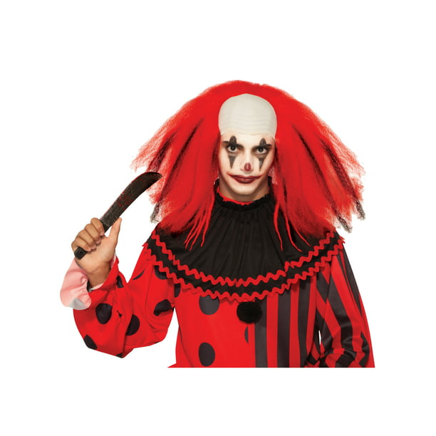 Rubie's Red Evil Clown Halloween Costume Wig, for Adult - Walmart.com