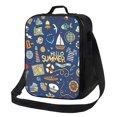 thumbnail image 1 of Disketp Marine Nautical Bolsa Térmica Estampada para Almuerzo, Lonchera para Hombres y Mujeres Adultos, 1 of 7
