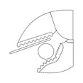 thumbnail image 7 of Gedore 137 KR-10 Grip wrench 10", 7 of 7