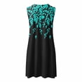 thumbnail image 4 of Lolmot Summer Dresses for Women Beach Boho Sleeveless Round Neck Vintage Floral Flowy Pockets Tshirt Tank Sleepwear Sundresses, 4 of 5
