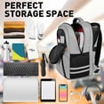 thumbnail image 5 of Ytonet Travel Backpack for Men & Women, Water-Resistant Sports Backpack with Shoe Compartment, Fits 15.6-inch Laptop – Ideal for Workouts, Camping, Hiking, Gray, 5 of 8
