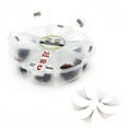 thumbnail image 4 of Mixed Brown Color Lashes 8D - 1000 Premade Volume Fans, 0.07mm Thickness. Eyelash Extensions. Handmade!, 4 of 7