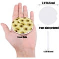 thumbnail image 2 of FMSHPON Hand Drawn Sunflower Yellow Set of 6 Car Coaster for Drinks, Absorbent Ceramic Stone Coasters Cup Mat with Cork Base for Home Kitchen Room Coffee Table Bar Decor, 2 of 5