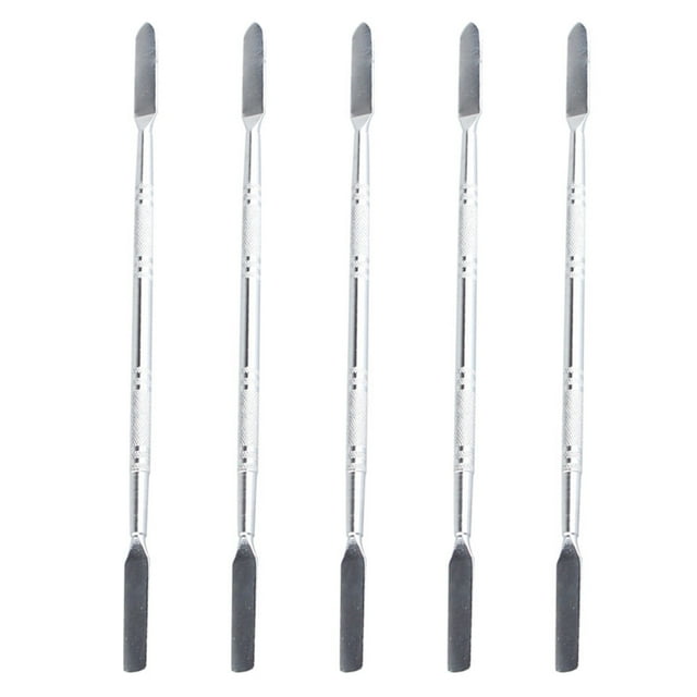 Juego de 5 espátulas de acero inoxidable de doble extremo para abrir y reparar teléfonos móviles, tabletas, portátiles y reproductores MP3.
