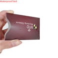 thumbnail image 2 of Portatarjetas NFC antimagnéticoPortatarjetas bancario antirrobo de papel de aluminioPortatarjetas con protección de papel de aluminio y escaneo anti-RFID100 piezas, 2 of 4