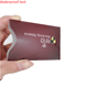 thumbnail image 2 of Portatarjetas NFC antimagnéticoPortatarjetas bancario antirrobo de papel de aluminioPortatarjetas con protección de papel de aluminio y escaneo anti-RFID100 piezas, 2 of 4