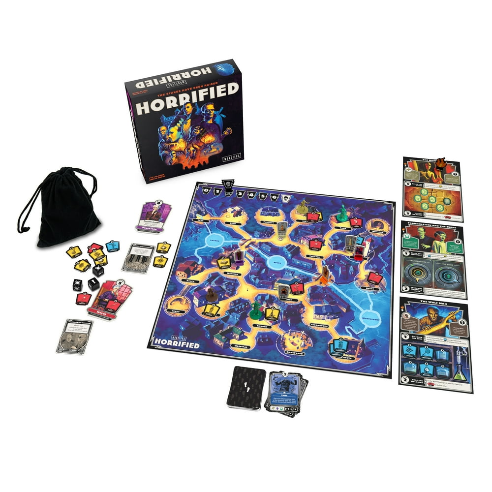Ravensburger Horrified Universal Monsters Strategy Board Game for Ages