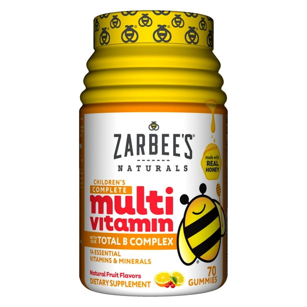 Zarbee's Naturals Children's Multivitamin, Sweetened with Honey, Fruit