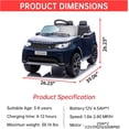 thumbnail image 3 of Ourlova 12V Kids Electric Ride-On Car, Licensed Land Rover, Dual Motors, 3 Speeds, 4.5Ah Battery, Parental Control - Deep Blue, 3 of 8