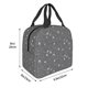 thumbnail image 3 of Fotbe Airplane Routes Around The World Bolsa Térmica con Estampado y Forro de Aluminio Grueso Bolsa de Almuerzo con Bolsillo Frontal para Hombres y Mujeres, Ideal para Trabajo, Escuela, 3 of 8