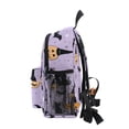 thumbnail image 4 of FORMRS School Backpack with Front Zippered Pocket 12" Student Travel Daypack, Light Purple Halloween Black Cat, 4 of 6