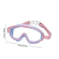 thumbnail image 3 of CxhicLuv Macaron Color Swimming Goggles, 5.5×2.4 Inch, Anti-fog, UV-Resistant, Wide View, Swimming Pools, Plastic Silicone & Comfortable, Swim Gear, Suitable for Kids, Casual Swimmers, 3 of 6