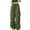 01 Army Green, variant on Fall Saving Pants for Women Loose Straight Leg Slacks Bouquet Feet Trousers Cargo Pants Work Utility Slacks Pockets Trousers Solid Color Pants Drawstring Slacks Plus Size Trousers