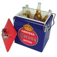 thumbnail image 4 of Corona 14-Quart Retro Ice Chest Cooler with Bottle Opener, 13L, Blue/Red, 4 of 7