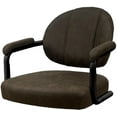 thumbnail image 3 of Swivel Counter Metal Bar Stool 26" - M-70 WB - Northwest Whiskey Brown - Black, 3 of 3