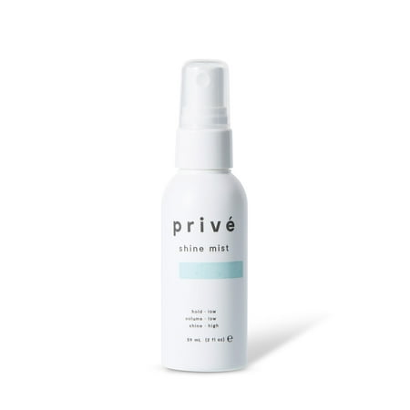 Privé Shine Mist - NEW 2019 FORMULA - Smooth, Soft, Sexy (2 fl oz/59 mL) For all hair types. Ideal for frizz control, straightening, curl care and