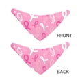 thumbnail image 6 of Kll Breast Cancer Awareness Dog Bandanas,Triangle Reversible Pet Scarf For Small Medium Large And Extra Large Dogs-Medium, 6 of 7
