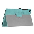 thumbnail image 5 of Fintie Case for Samsung Galaxy Tab A 8.0 2019 Without S Pen Model (SM-T290 Wi-Fi, SM-T295 LTE), Slim Vegan Leather Folio Stand Cover, Turquoise/Brown, 5 of 7