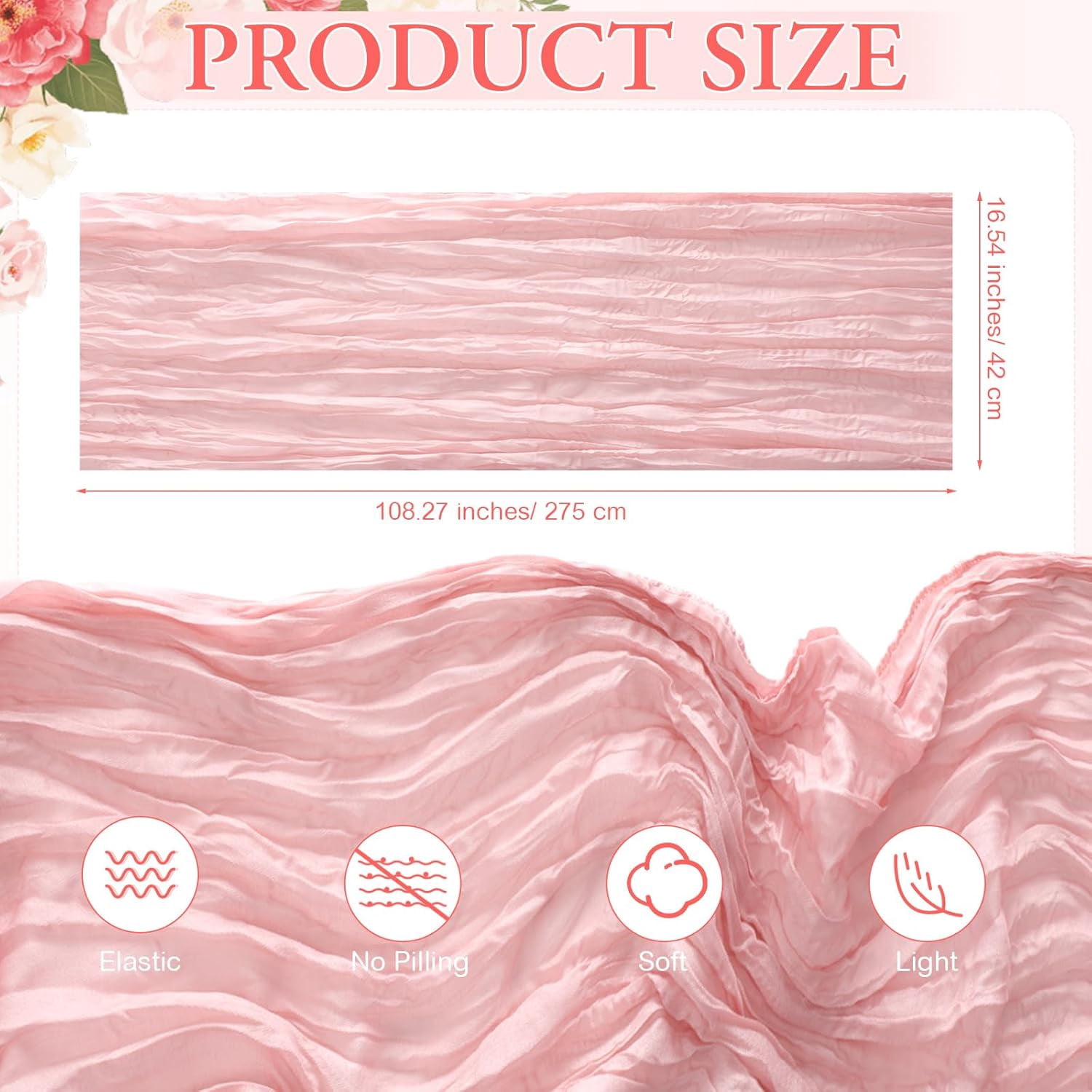 10 Pcs 71''x102'' Extra Large White Outdoor Boho Picnic Blanket with Pink Table Runner 8 Throw Pillow Cover Oversized Washable Portable Beach Blanket for Valentine Picnic Camp Lawn Wedding