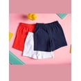 thumbnail image 4 of Girls' Value Pack Solid Cotton Bike Shorts (Pack of 3) - Sizes 2-16, 4 of 7