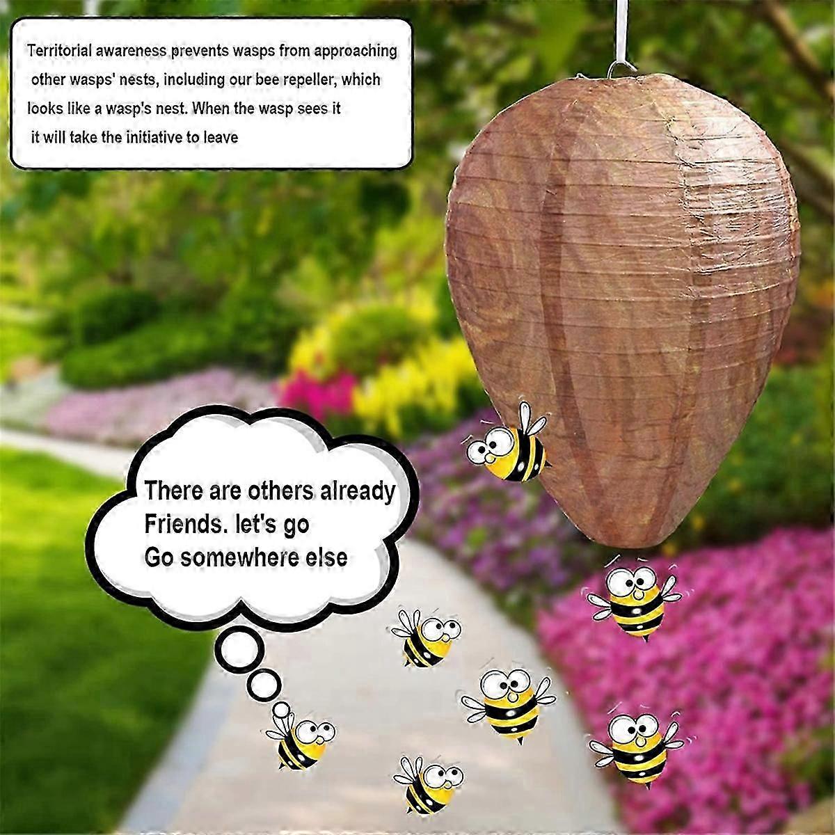 10 Pack Paper Wasp Nest Decoy Deterrents