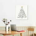 thumbnail image 2 of Nawypu  Christmas Trees Canvas Wall Art Print Set, Minimalist Holiday Home Décor, 2 of 4