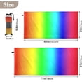 thumbnail image 3 of Coolnut Rainbow Gradient Stripes Microfiber Beach Towels 71x31in,Dragonfly Pattern Sand Free Beach Towel,Quick Dry Beach Towel, Extra Large Beach Towels for Adults,Kids,Travel Towel,Camping Tow, 3 of 6