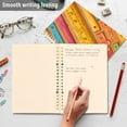 thumbnail image 5 of Rulers Cartoon Ring Binder Notebook Journey Note Diary College Ruled Spiral Notebook Study Loose Leaf Paper A5 60 Pages, 5 of 8