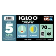 Igloo 70 Qt Latitude Marine Ultra, White and Moonscape