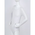 thumbnail image 3 of Alvivi Justaucorps de Danse Ballet à Manches Longues pour Filles, Blanc 8, 3 of 5