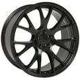 thumbnail image 3 of 22 inch Rim fits 06-18 Dodge Charger Hellcat Style Satin Black Wheel Direct Fit, 3 of 4