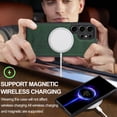 thumbnail image 3 of Allytechgroup Case for Samsung Galaxy S21 Ultra, 2 In 1 Wallet Stand Case with Detachable Card Holder Support Wireless Charging Shockproof Magnetic Back Cover for Samsung Galaxy S21 Ultra, Green, 3 of 13