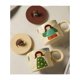 thumbnail image 2 of 1pc 14oz Cute Ceramic Mugs, Espresso Cups, Kawaii Cups, Coffee Cups, Tea Cups, Milk Cups, The Best Gifts For Office And Personal Birthdays And Valenti, 2 of 4
