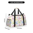 thumbnail image 3 of Fotbe Easter Egg3 Bolsa de Viaje con Estampado, Bolsa de Fin de Semana para Mujer con Compartimento para Zapatos, Bolsa de Gimnasio con Bolsillo Húmedo, 3 of 7