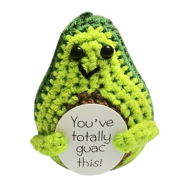 Juguete positivo Juguetes divertidos con tarjeta Regalos de cumpleaños creativos para amigos (aguacate)