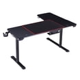 thumbnail image 3 of Furniture of America Valay 2-Piece Metal Gaming Desk and White Gaming Chair Set, 3 of 21