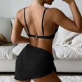 thumbnail image 4 of IDALL Bikini Sets Bathing Suit Swimsuits For Women High Breast Contrast Solid Bikini Set Solid Swimsuit Sets Bikini Sets Womens Swimsuits Micro Bikini A S, 4 of 9
