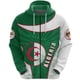 thumbnail image 5 of Sudadera con capucha y cremallera con el emblema nacional argelino y la bandera de Argelia para hombre, ropa informal deportiva para niños, 5 of 5