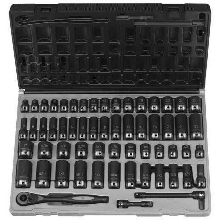 GP 3/8 In. Drive Fractional And Metric Duo-Socket Set (59-Piece - Foto 10